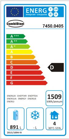 Rfrigrateur en acier inox+al 1200 litres statique 1340x810x2010