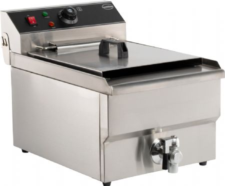 Friteuse professionnelle a poser electrique 1x10 l 340x560x380