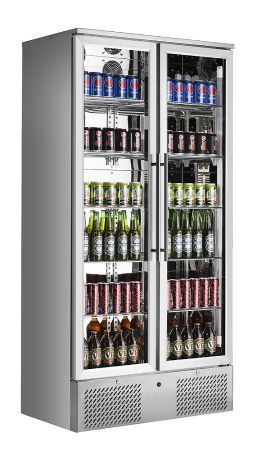 Armoire refrigre professionnelle de bar haute 458 l inox 900x515x1820