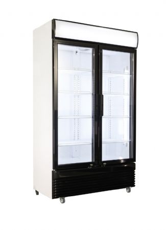 Armoire refrigre professionnelle 2 portes vitres bez-750 gd 1120x610x1965