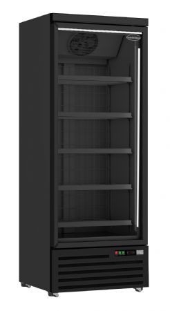 Conglateur 1 porte vitre noir jde-600f bl 750x710x1997