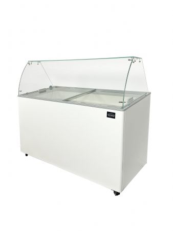 Vitrine  creme glace corsica 6x5 litres 909x644x1229