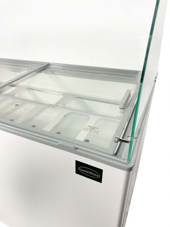 Vitrine  creme glace tenerife 10x5 litres 1439x727x1229