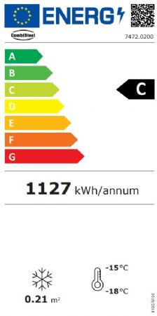 Conglateur a poser vitre pour crme glace 542x566x628