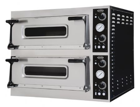 Four  pizza electrique pro plaques double 2 x 4 1100x1074x745