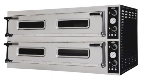 Four  pizza electrique pro plaques double 2 x 6 gros 1500x1074x745