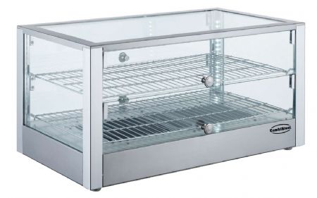 Vitrine chauffante 80l 700x400x376