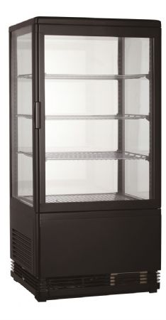 Vitrine rfrigre 68l noir 428x386x885