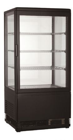 Vitrine rfrigre 78l noir 428x386x960