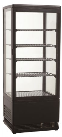 Vitrine rfrigre 98l noir 428x386x1110