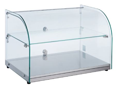 Vitrine neutre professionnelle 45l 554x376x370