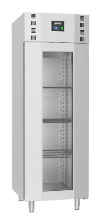 Conglateur en acier inox porte vitre 700 litres 700x810x2050