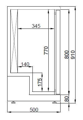 Armoire de maturation 198l 920x550x910