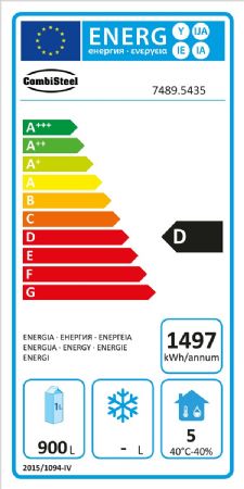 Rfrigrateur en acier inox 1400 litres 1820x1210x2210