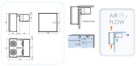 Groupe pour chambre froide positif 14,5-22,5 m3