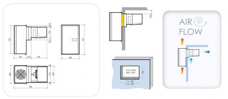 Groupe pour chambre froide positif 8,5-15,5 m3