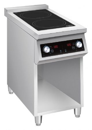 Cuisiniere professionnelle  induction 2 zones_x000d_convient uniquement aux poles  induction 400x700x900