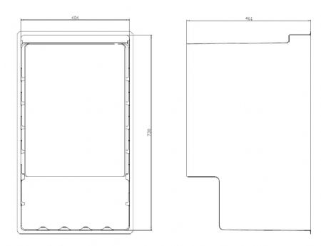 Cave  vin 118l 1 zone 485x600x820