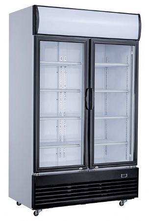 Armoire refrigre professionnelle 2 portes vitres 800l 1000x730x2072