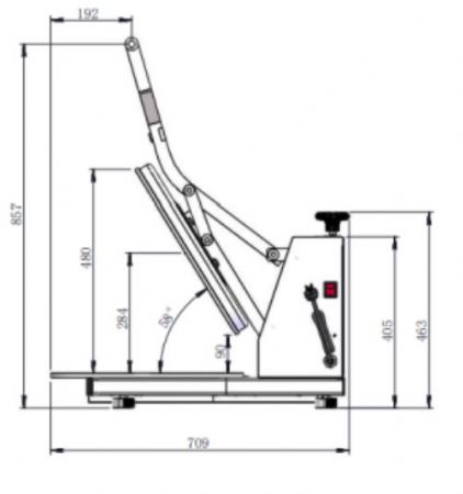 PRESSE  PTE - 458 mm