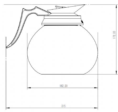 Pot a cafe vitr 1.8l