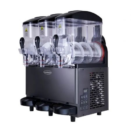 Machine  granitas professionnelle noire 3x12 litres - 690x570x945 mm