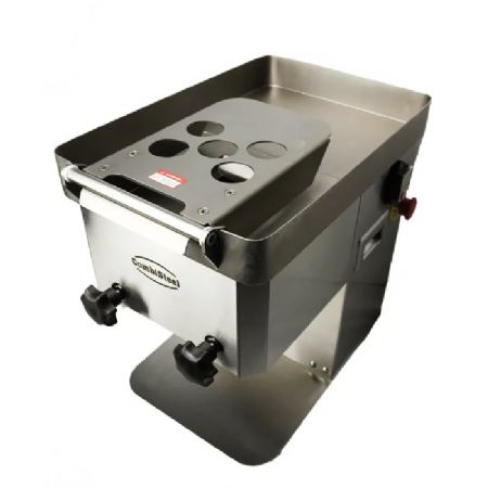 Trancheur  viande professionnel en inox monophas avec capacit de 250 KG/H