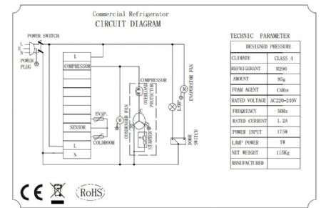 Rfrigrateur en acier inox 600 litres statique 680x810x2010