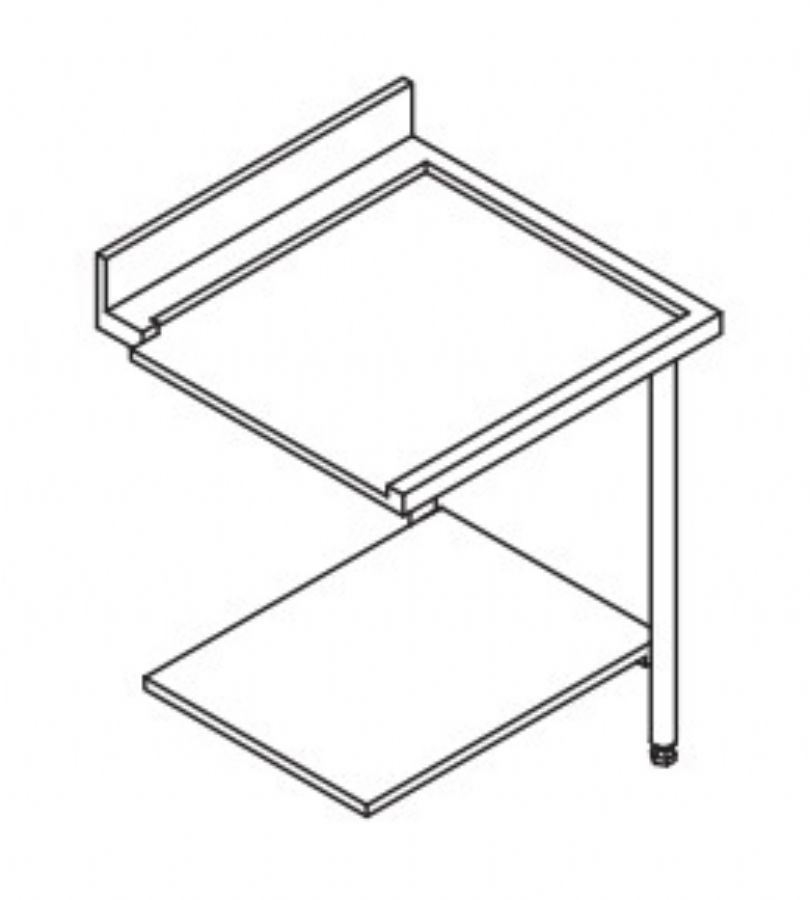 Table entre/sortie pour machines  paniers 500 x 500 ou 600 x 500 - 80200