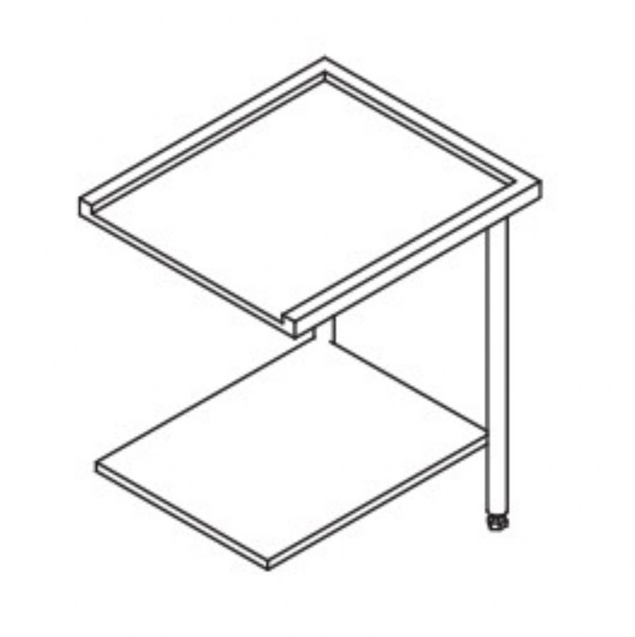 Table entre/sortie pour machines  paniers 500 x 500 ou 600 x 500 - 80202