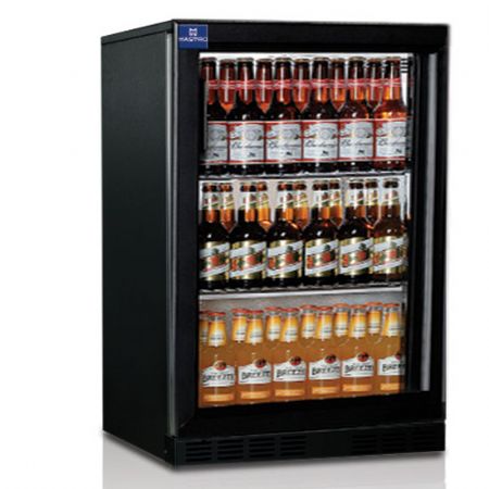 Armoire rfrigrateur professionnelle bar avec 1 porte battante en verre 133 litres -1/+5C