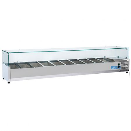 Saladette rfrigre professionnelle  poser 10x GN 1/3 temp +2/+8C