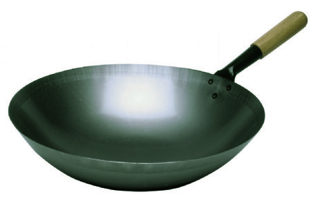 Sauteuse Wok acier, 360mm