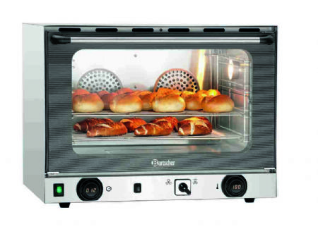 Four  convection professionnel monophas  4 niveaux GN 1/1 ouverture horizontale - 3 kW - 700x640x540 mm