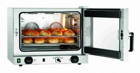 Four  convection professionnel monophas  4 niveaux GN 1/1 ouverture verticale - 3 kW - 700x650x550 mm