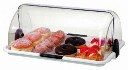 Vitrine buffet snacking grand modle blanc - 470x315x195 mm