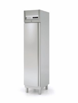 Armoire ngative inox GN1/1 avec 1 porte pleine isolation 85 mm - 303 litres