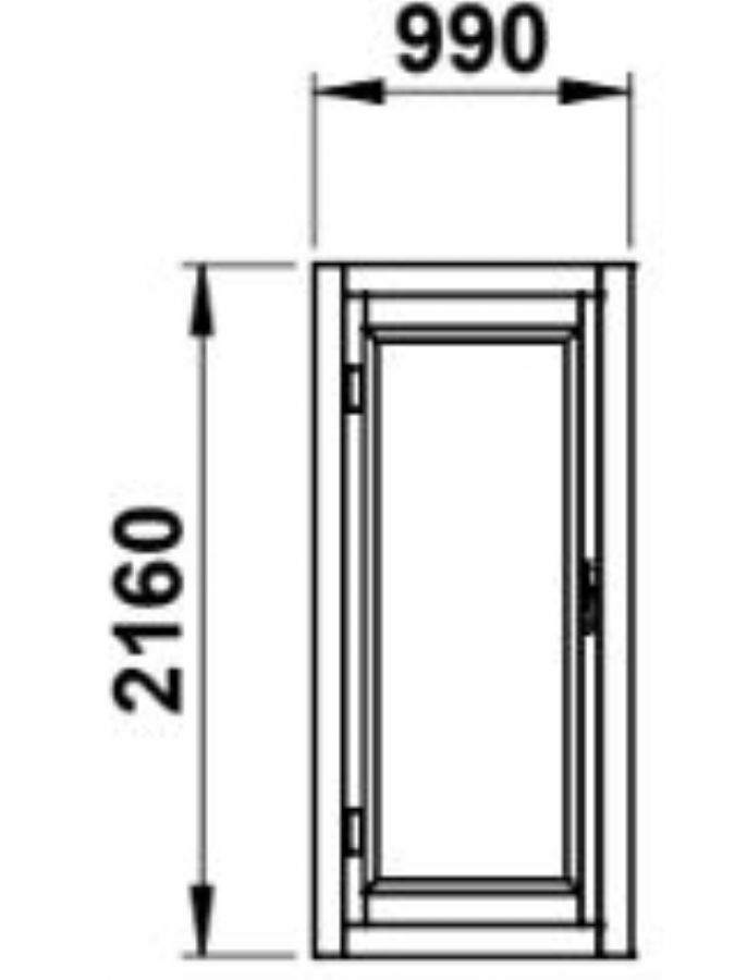 Armoire frigorifique dmontable ngative 1 porte