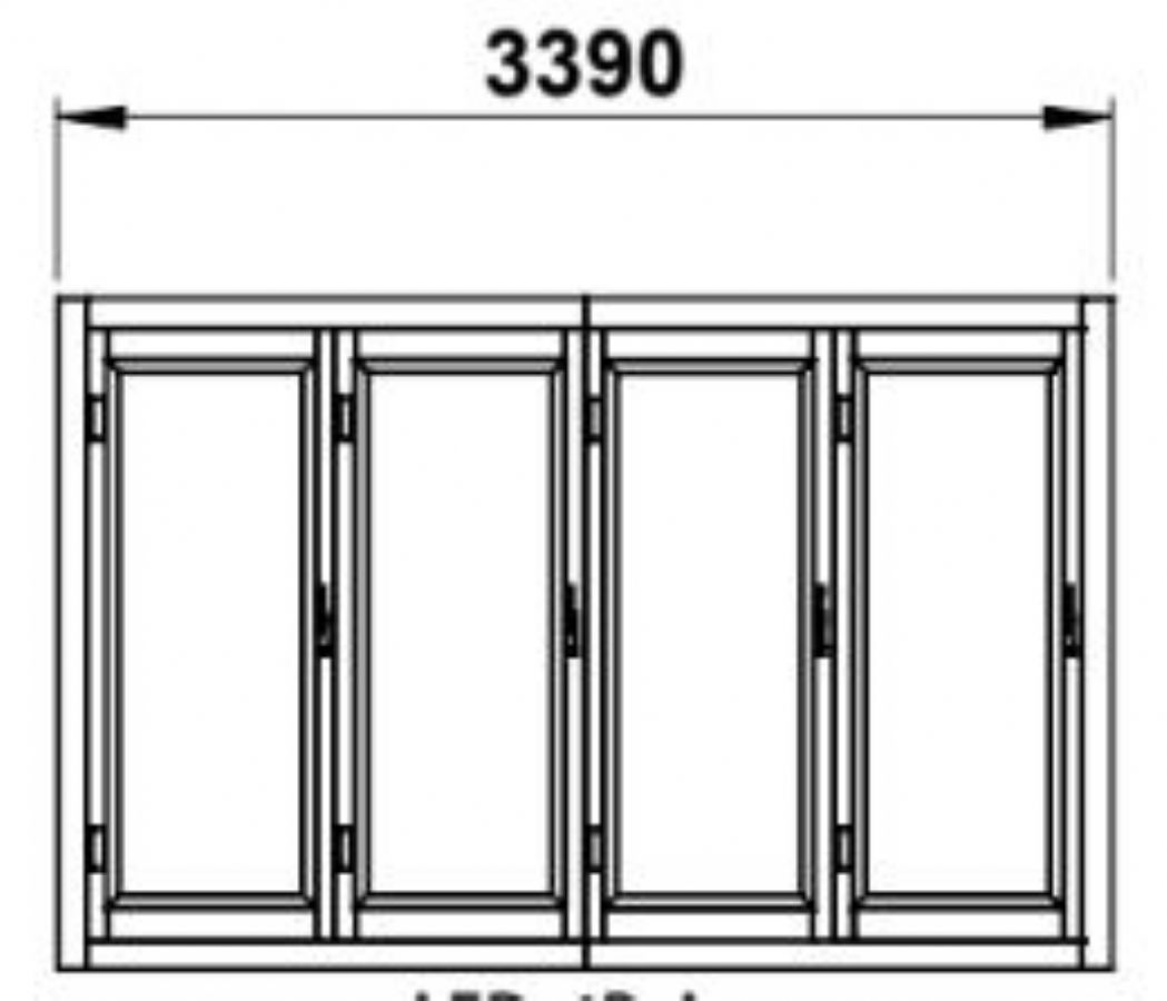 Armoire frigorifique dmontable ngative 4 portes