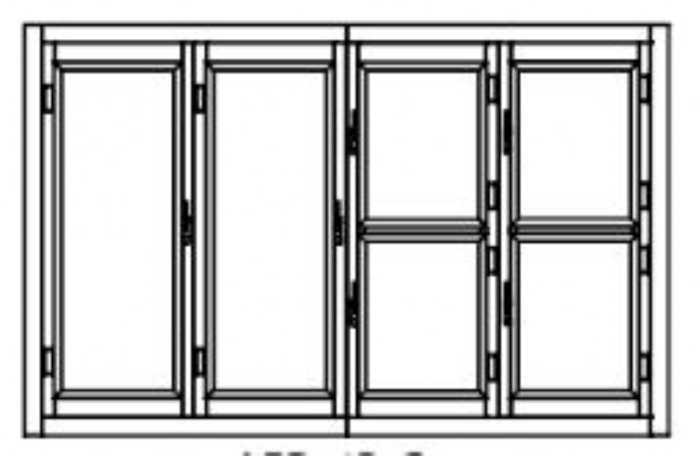 Armoire frigorifique dmontable ngative 2 portes + 4 portillons