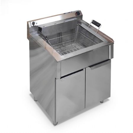 Friteuse professionnelle lectrique pour ptisserie sur soubassement ferm 35 litres