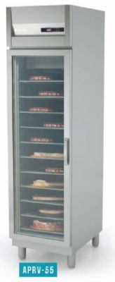 Armoire ptissire positive inox avec 1 porte vitre 600x400 - 409 litres