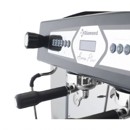 Machine  caf professionnelle 2 groupes, automatique (avec display)  NOIR