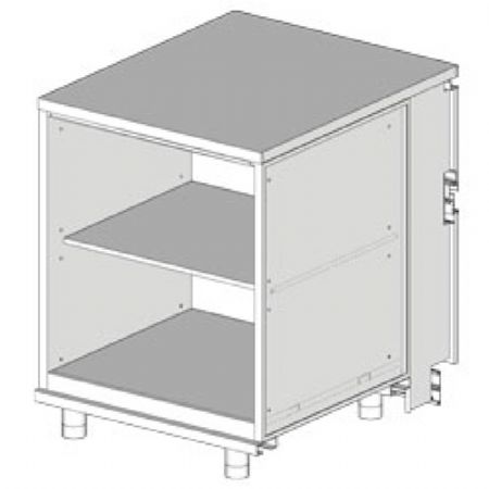 Comptoir neutre - caisse 750x890x950 mm