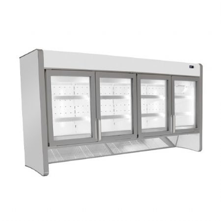 Conglateur pro 4 portes vitres 878L - 2500x1315x630 mm