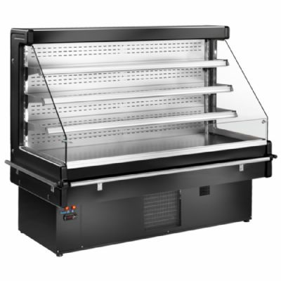 Armoire murale froide ventilée noire self-service température +2/+4°C et capacité 163 L Armoire murale froide ventilée noire self-service température +2/+4°C et capacité 163 L