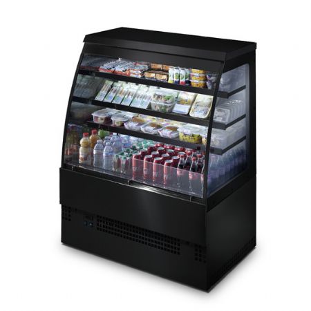 Comptoir professionnel rfrigr ventil self-service avec 3 tagres +3/+5C longueur 905 mm - RAL9005