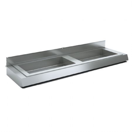 Option  Cuve bain marie 2x GN 1/1, H150mm