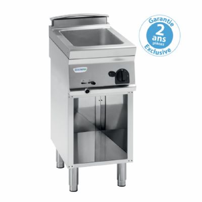 Bain-marie GN1/1 gaz sur placard ouvert - Gamme 700 - BM4FG7