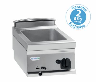 Bain-marie GN1/1 gaz  poser - Gamme 700 - BM4G7